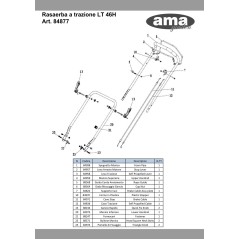 88564 - DADO BLOCCAGGIO GANCIO ORIGINALE AMA | Newgardenstore.eu