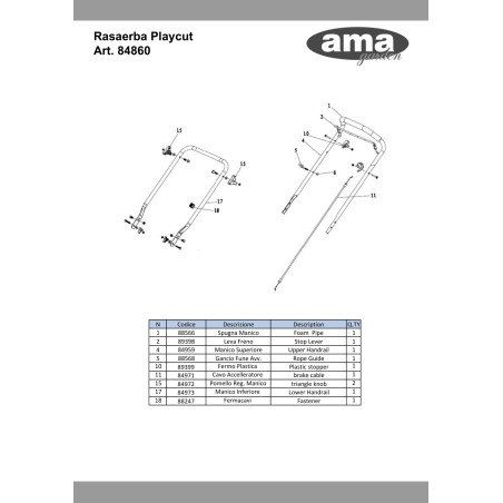 88568 - ORIGINAL AMA STARTER ROPE GUIDE