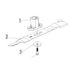 89397 - ORIGINAL AMA BLADE HOLDER FOR 89502 | Newgardenstore.eu
