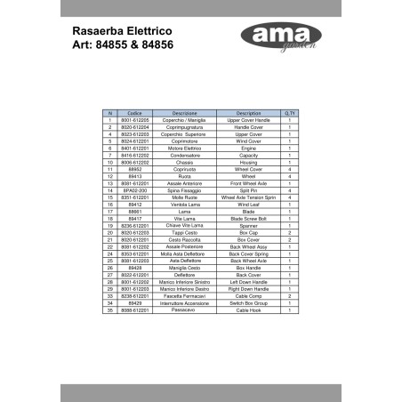 89428 - ORIGINAL AMA 8kW Drehstromgenerator