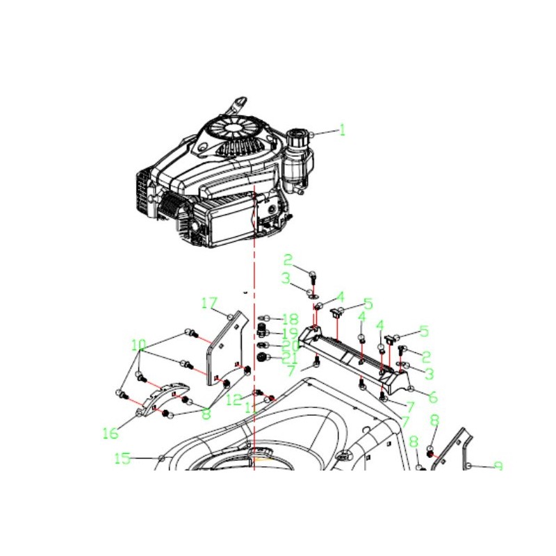 89506 - BASE DEFLETTORE (89501) ORIGINALE AMA