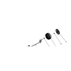 89885 - ROUE AVANT AMA ORIGINALE 46 CM | Newgardenstore.eu