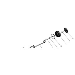 89885 - RUOTA ANTERIORE 46CM ORIGINALE AMA | Newgardenstore.eu