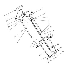 89893 - ORIGINAL AMA HANDLE BOLT 89535/89540 | Newgardenstore.eu