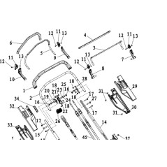 90339 - LEVIER DE TRACTION POUR 90010 ORIGINAL AMA | Newgardenstore.eu