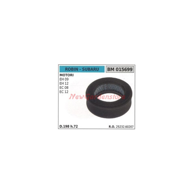 Filtro de aire ROBIN para motor de cortacésped EH 09 12 EC 08 12 015699