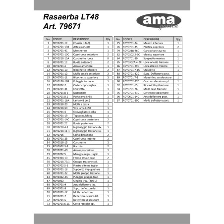RDY0701-22 - ORIGINAL AMA TRAKTIONSEINHEITSFEDER | Newgardenstore.eu