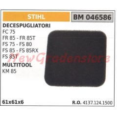 STIHL air filter for brushcutter FC 75 FR 85 multitool KM 85 046586