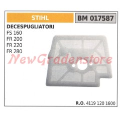 Filtro de aire STIHL para desbrozadora FS 160 FR 200 220 280 017587