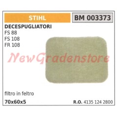 Filtro de aire STIHL para desbrozadora FS 88 108 FR 108 003373 | Newgardenstore.eu