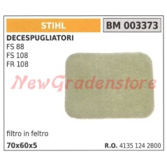 STIHL air filter for brushcutter FS 88 108 FR 108 003373