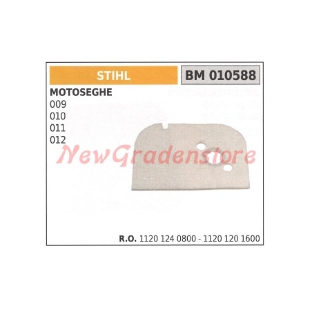 Filtre à air STIHL pour tronçonneuse 009 010 012 010588 | Newgardenstore.eu