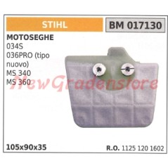 Filtro de aire STIHL para motosierra 034S 036PRO (tipo nuevo) MS 340 360 017130