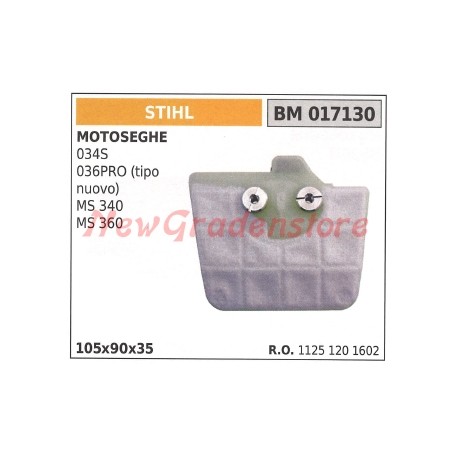 Filtre à air STIHL pour tronçonneuse 034S 036PRO (nouveau type) MS 340 360 017130 | Newgardenstore.eu