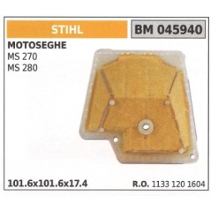 STIHL air filter for MS 270 280 chainsaw 045940