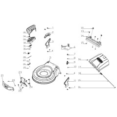 TRX-0122 - MOLLA DEFLETTORE POST. ORIGINALE AMA | Newgardenstore.eu