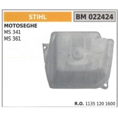 Filtro de aire STIHL para motosierra MS 341 361 022424 1135-120-1600