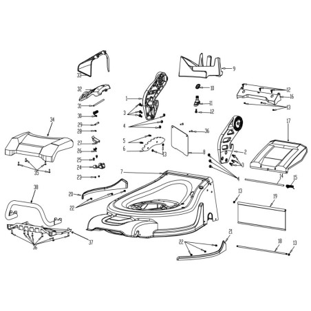 TRX-0149 - TIGE DE SUPPORT LATÉRAL 92602 ORIGINALE AMA