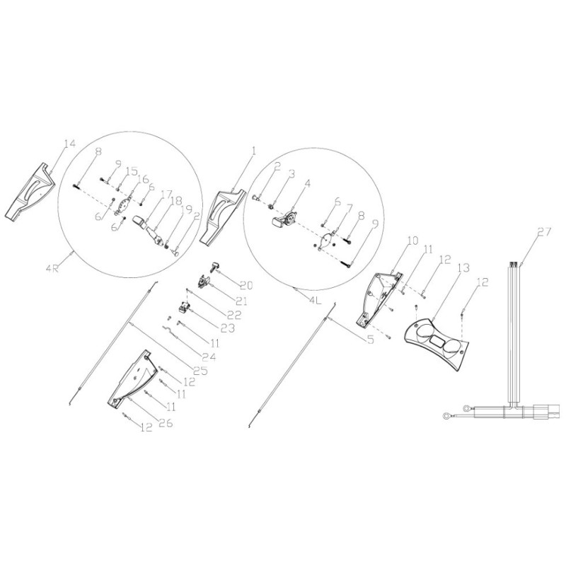 TRX-0420 - ORIGINAL AMA GEAR SELECTOR CABLE