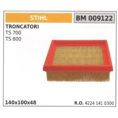 Filtre à air STIHL pour tronçonneuse TS 700 800 009122 | Newgardenstore.eu