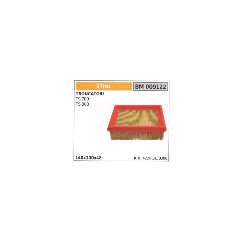 Filtro de aire STIHL para tronzadora TS 700 800 009122