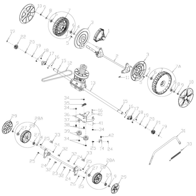 TRX-0438 - ORIGINAL AMA VARIATORRIEMENSCHEIBE 98800