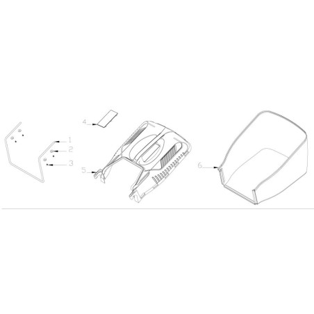 TRX-0455 - HOJA DE 17" (43 CM) X TRX421 ORIGINAL AMA | Newgardenstore.eu