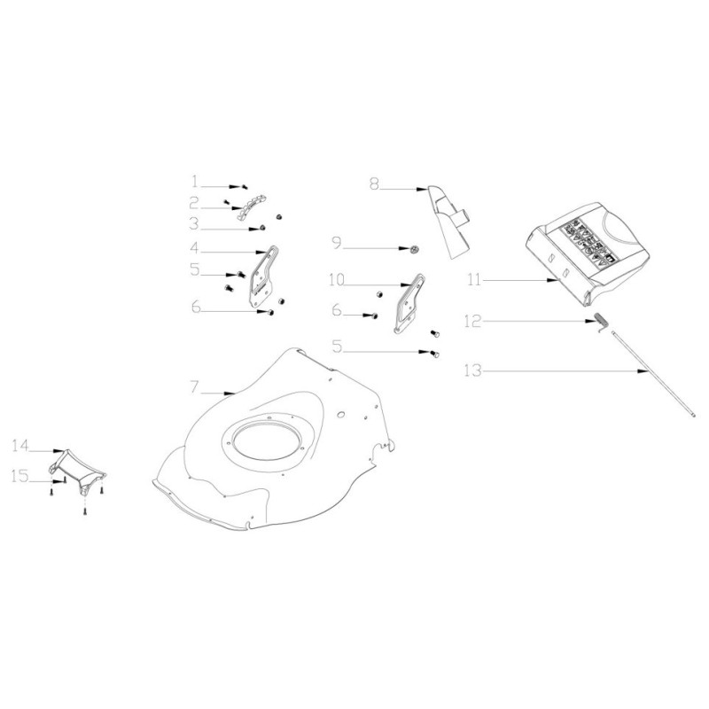 TRX-0459 - TAPPO MULCHING X TRX421 ORIGINALE AMA