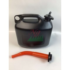Bidón de combustible de plástico HUSQVARNA de 5 litros con boquilla flexible | Newgardenstore.eu