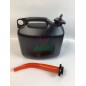 Bidón de combustible de plástico HUSQVARNA de 5 litros con boquilla flexible