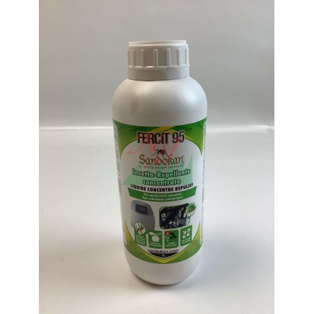 SANDOKAN FERCIT 95 natürliches Insektenschutzmittel, für drinnen und draußen, 1 l | Newgardenstore.eu
