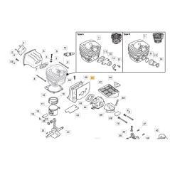 ORIGINAL STIGA A4500 A455 A505 Kettensägen-Lufteinlass-Halteplatte 118550570/0 | Newgardenstore.eu