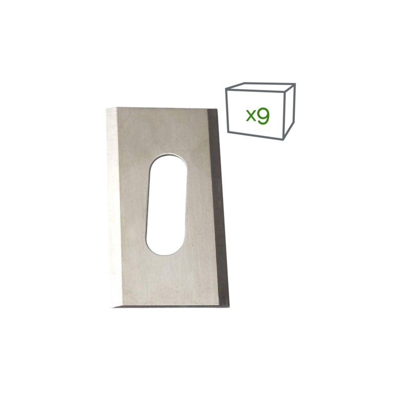 Kit de 9 cuchillas y tornillos para robots cortacésped STIHL iMOW 5 6 7, compatible con IA000074201