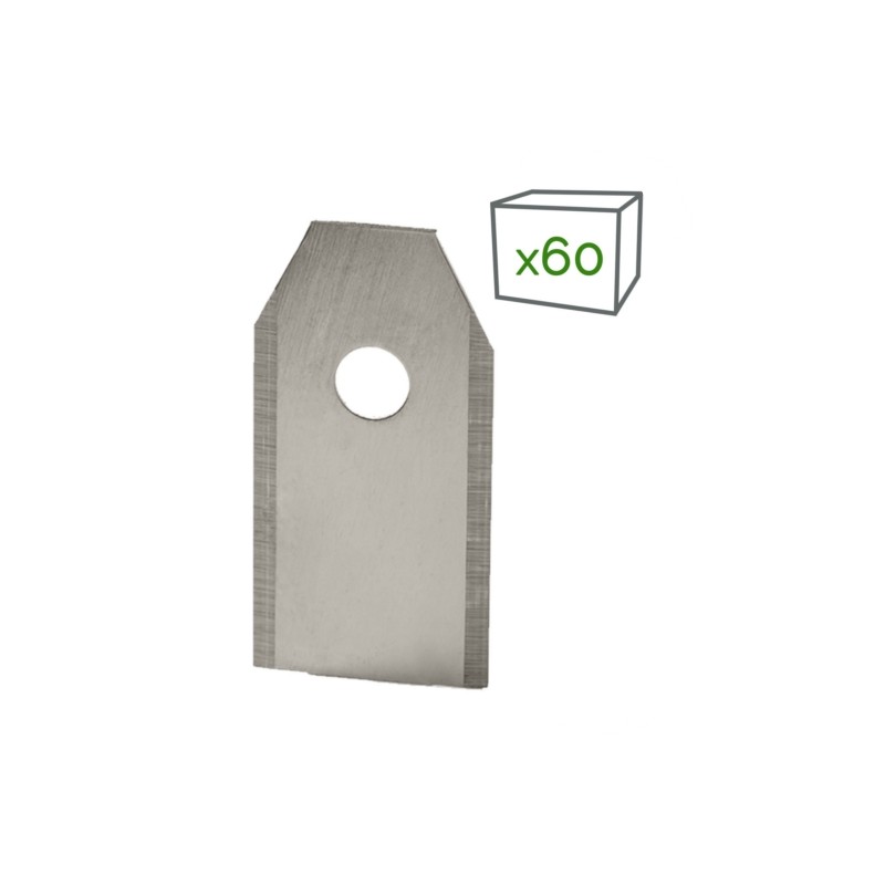 Kit 60 lame INOX e viti robot tagliaerba HUSQVARNA compatibile 577864603