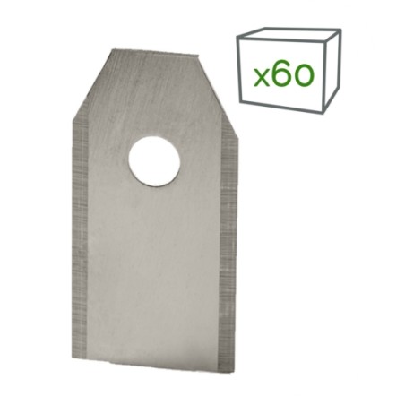 Kit 60 lame INOX e viti robot tagliaerba HUSQVARNA compatibile 577864603 | Newgardenstore.eu