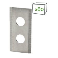 Kit 60 lame INOX e viti robot tagliaerba WORX compatibile 50032396 | Newgardenstore.eu