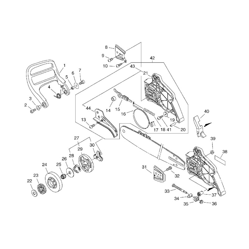ORIGINAL ECHO CLUTCH WASHER ECRA551000060