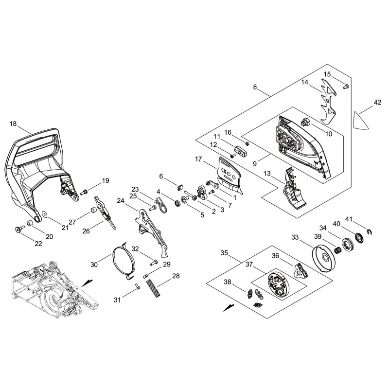 ORIGINAL ECHO BREMSKABEL ECRC328000370