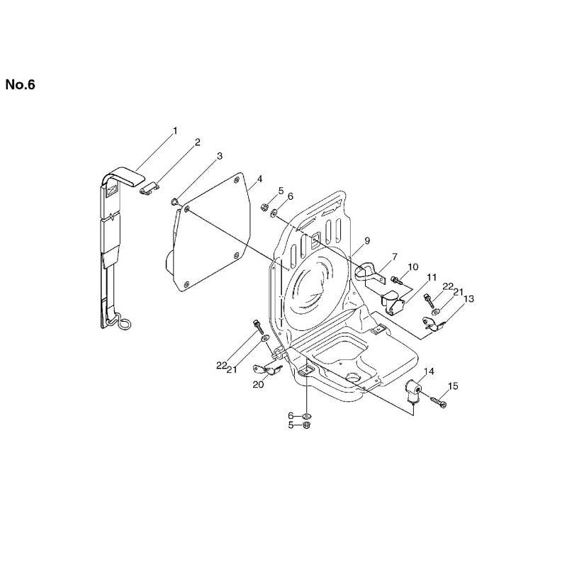 ORIGINAL ECHO ECRC617000150 KABELKLEMME