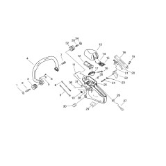 Serre-câble ECHO ECRC617000200 d'origine | Newgardenstore.eu