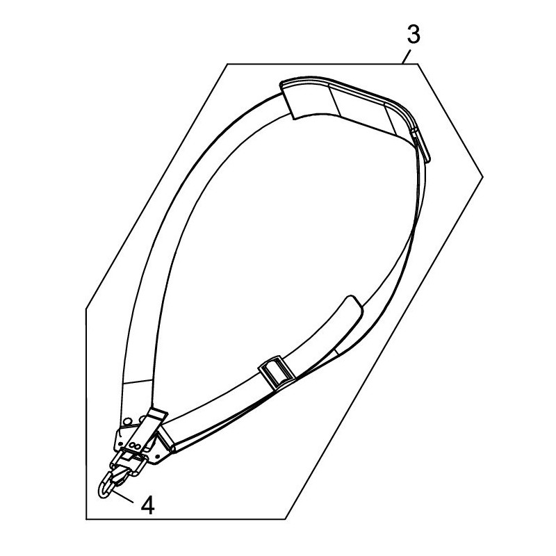 CLIP ECRC649000200 ORIGINALE ECHO