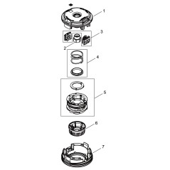 DADO M10*1,25 ECRK00401217 ORIGINALE ECHO | Newgardenstore.eu