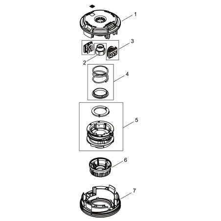 Écrou Echo d'origine M10*1,25 ECRK00401217 | Newgardenstore.eu