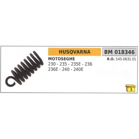 HUSQVARNA muelle antivibración para motosierra 230 235 235E 236 236E 240 240 240E 018346 | Newgardenstore.eu