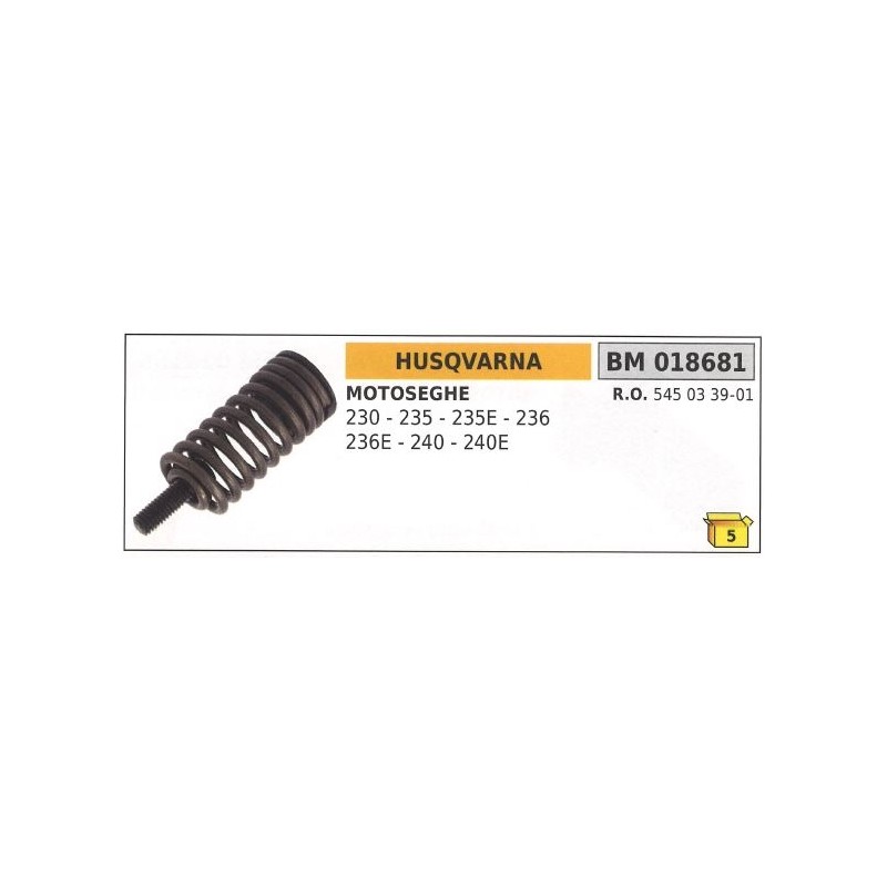 HUSQVARNA muelle antivibración para motosierra 230 235 235E 236E 240 240E 018681