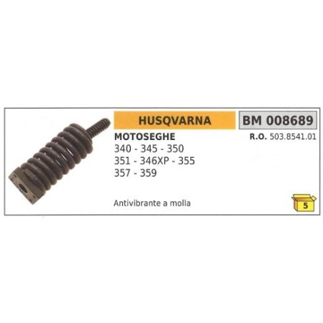 HUSQVARNA tronçonneuse 340 345 346XP 350 351 355 357 359 008689 amortisseur de vibrations à ressort | Newgardenstore.eu