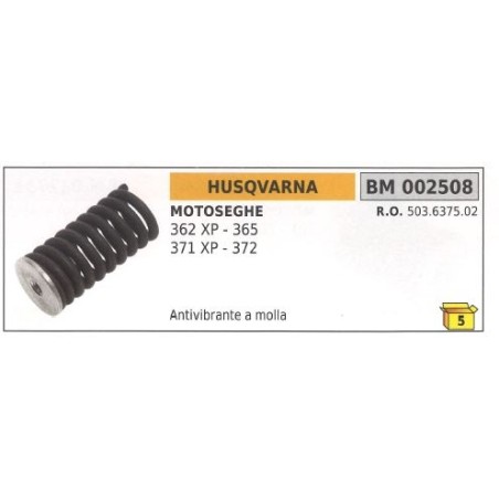 HUSQVARNA chainsaw 362 XP 365 371 XP 372 002508 spring-loaded anti-vibration spring | Newgardenstore.eu