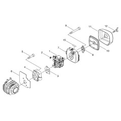 CLIP ECRV490001100 ORIGINALE ECHO | Newgardenstore.eu