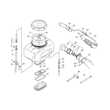 CLIP ECRV490001120 ORIGINALE ECHO | Newgardenstore.eu