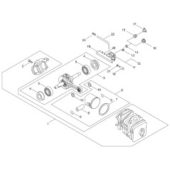 CLIP *T.I.22-724 ECRV490001230 ORIGINALE ECHO | Newgardenstore.eu